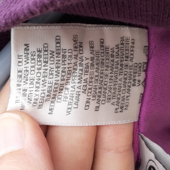 NWOT Athletic Works Plum Zip Up Jacket, Size M - Picture 4 of 8